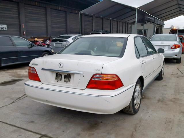 JH4KA9650XC011911 - 1999 ACURA 3.5RL WHITE photo 4