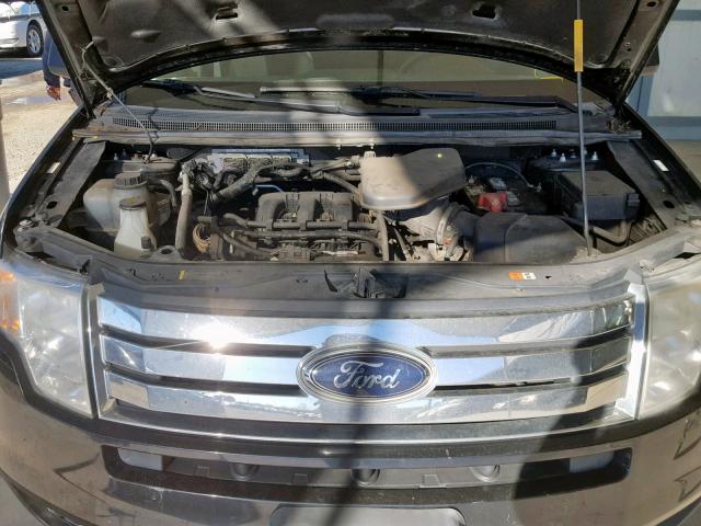 2FMDK4JC4ABA97968 - 2010 FORD EDGE SEL BLUE photo 7