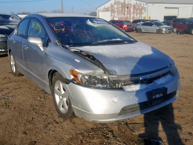 1HGFA16968L060752 - 2008 HONDA CIVIC EXL SILVER photo 1