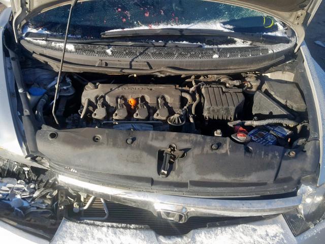 1HGFA16968L060752 - 2008 HONDA CIVIC EXL SILVER photo 7