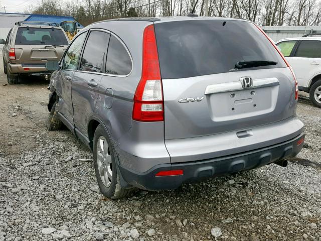 JHLRE48777C023417 - 2007 HONDA CR-V EXL GRAY photo 3