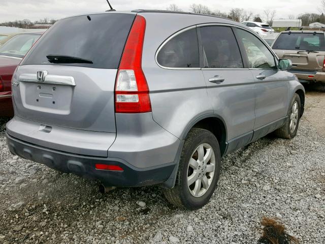 JHLRE48777C023417 - 2007 HONDA CR-V EXL GRAY photo 4