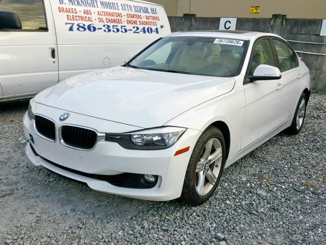 WBA3C1G55DNN93369 - 2013 BMW 328 I SULE WHITE photo 2