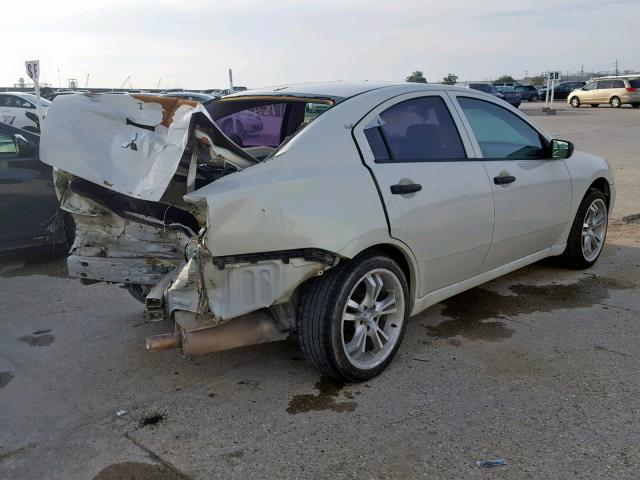 4A3AB26F57E027095 - 2007 MITSUBISHI GALANT DE WHITE photo 4