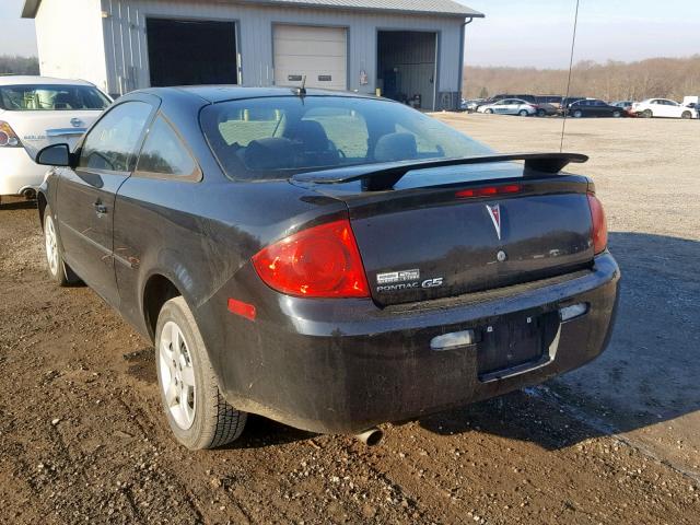 1G2AS18H597274138 - 2009 PONTIAC G5 BLACK photo 3