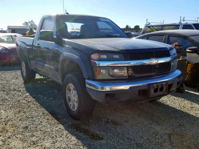 1GCDT14EX88158301 - 2008 CHEVROLET COLORADO BLACK photo 1