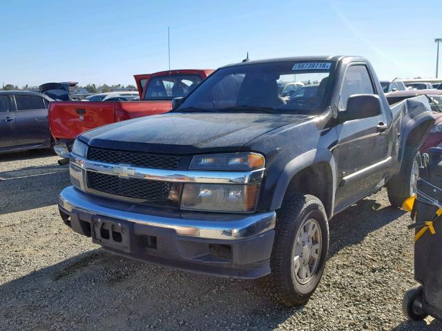 1GCDT14EX88158301 - 2008 CHEVROLET COLORADO BLACK photo 2