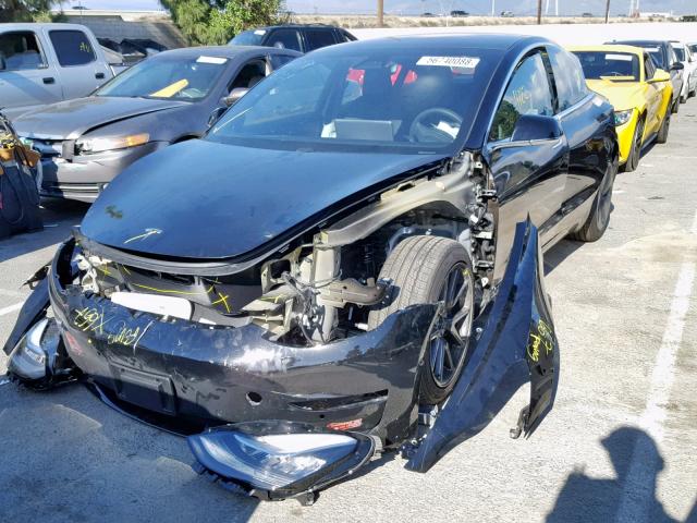 5YJ3E1EA2JF052349 - 2018 TESLA MODEL 3 შავი ფოტო 2