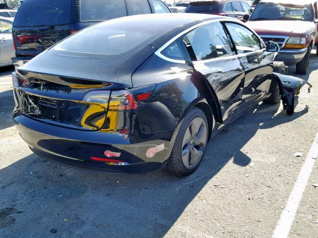 5YJ3E1EA2JF052349 - 2018 TESLA MODEL 3 შავი ფოტო 4