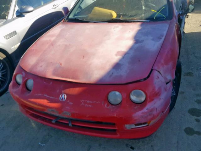 JH4DC4453SS009075 - 1995 ACURA INTEGRA LS RED photo 7
