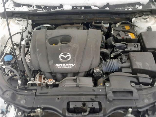 JM1BN1W30H1117598 - 2017 MAZDA 3 GRAND TO WHITE photo 7