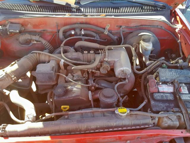 5TENL42N22Z098786 - 2002 TOYOTA TACOMA RED photo 7