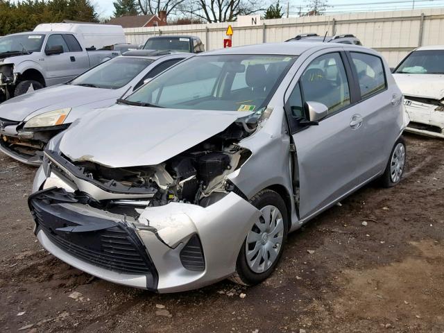 VNKKTUD3XGA062786 - 2016 TOYOTA YARIS L SILVER photo 2