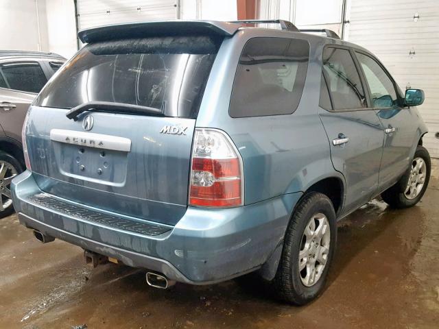 2HNYD18785H540594 - 2005 ACURA MDX TOURIN BLUE photo 4