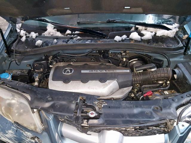 2HNYD18785H540594 - 2005 ACURA MDX TOURIN BLUE photo 7