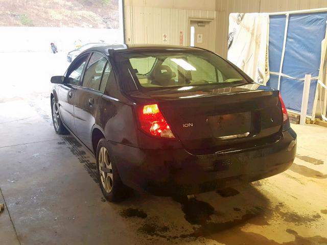 1G8AL52F53Z188194 - 2003 SATURN ION LEVEL BLACK photo 3