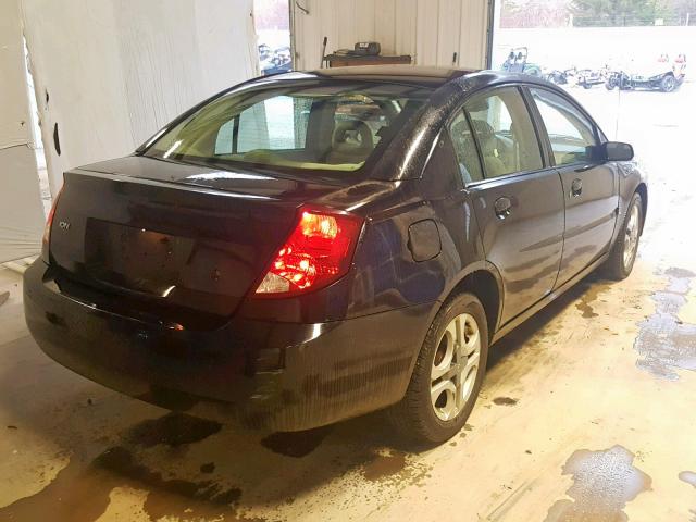1G8AL52F53Z188194 - 2003 SATURN ION LEVEL BLACK photo 4