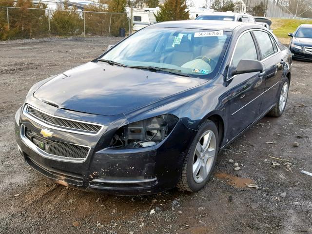1G1ZG57B694192708 - 2009 CHEVROLET MALIBU LS 黑色 照片 2