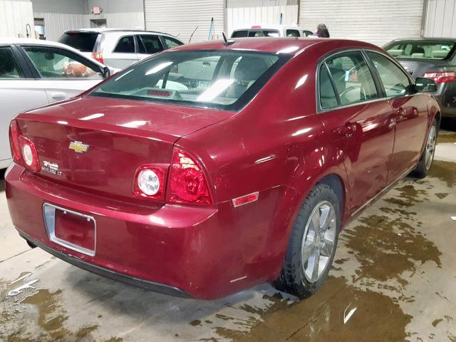 1G1ZD5EB7AF130285 - 2010 CHEVROLET MALIBU 2LT MAROON photo 4