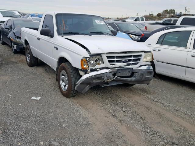 1FTYR10D02PB73318 - 2002 FORD RANGER WHITE photo 1