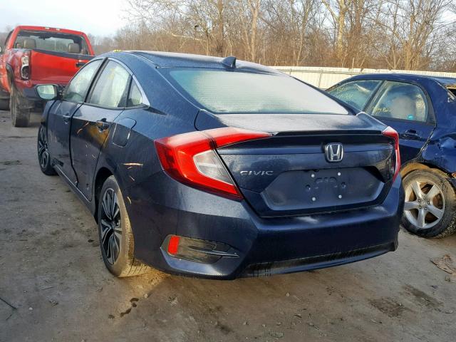 19XFC1F71GE008153 - 2016 HONDA CIVIC EXL BLUE photo 3