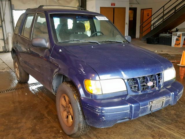 KNDJB7236Y5659388 - 2000 KIA SPORTAGE BLUE photo 1