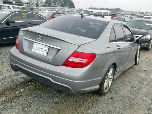 WDDGF4HB4DR272259 - 2013 MERCEDES-BENZ C 250 GRAY photo 4