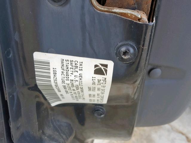 1G8AZ52F64Z154930 - 2004 SATURN ION LEVEL BLACK photo 10