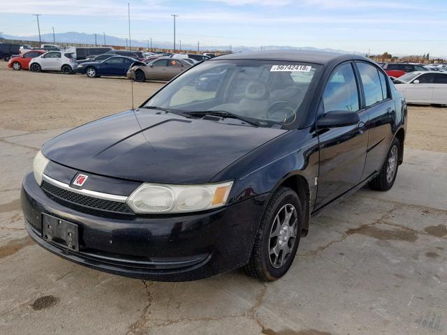 1G8AZ52F64Z154930 - 2004 SATURN ION LEVEL BLACK photo 2
