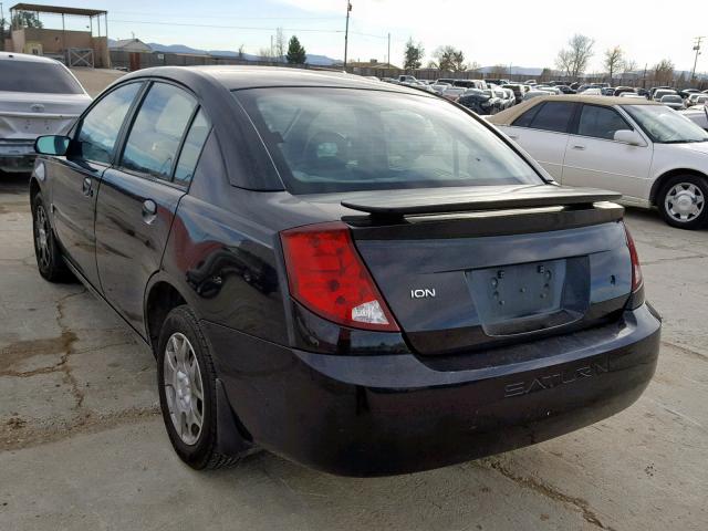 1G8AZ52F64Z154930 - 2004 SATURN ION LEVEL BLACK photo 3