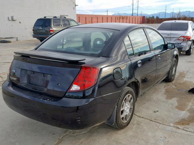 1G8AZ52F64Z154930 - 2004 SATURN ION LEVEL BLACK photo 4