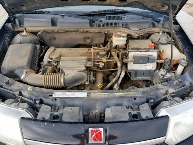 1G8AZ52F64Z154930 - 2004 SATURN ION LEVEL BLACK photo 7