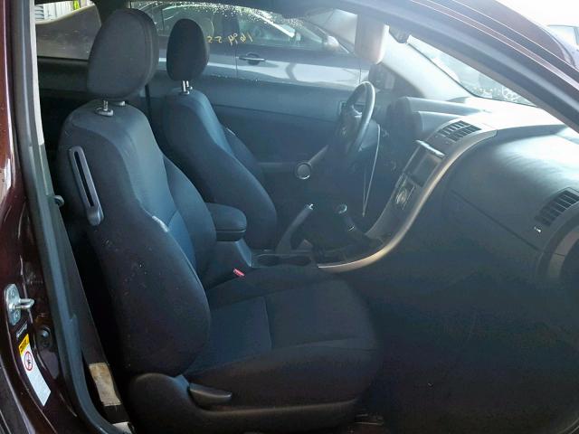 JTKDE167990277068 - 2009 TOYOTA SCION TC იასამნისფერი ფოტო 5