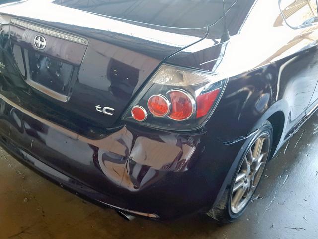 JTKDE167990277068 - 2009 TOYOTA SCION TC იასამნისფერი ფოტო 9