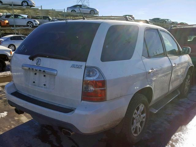 2HNYD18614H508107 - 2004 ACURA MDX TOURIN WHITE photo 4