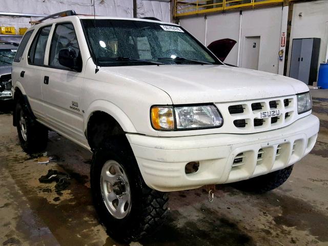 4S2DM58W8Y4317769 - 2000 ISUZU RODEO S WHITE photo 1