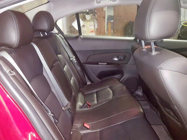 1G1PH5SC4C7331664 - 2012 CHEVROLET CRUZE LTZ RED photo 6