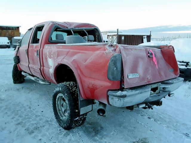 1FTWW31P66ED69575 - 2006 FORD F350 SRW S RED photo 3