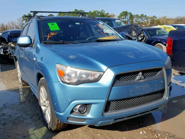 JA4AP4AU6BZ022909 - 2011 MITSUBISHI OUTLANDER BLUE photo 1