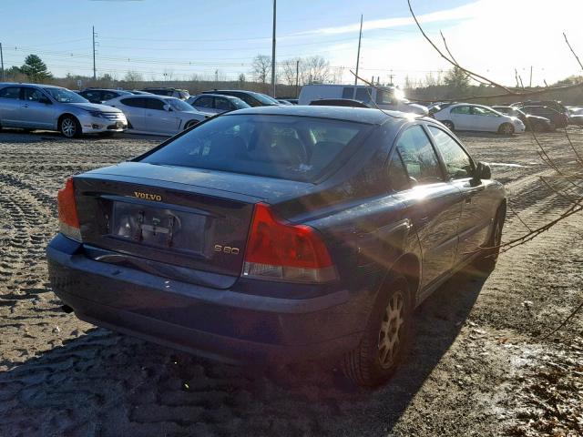 YV1RS61R722096924 - 2002 VOLVO S60 BLUE photo 4