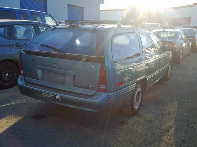 1MELM5846PG617442 - 1993 MERCURY SABLE LS GREEN photo 4