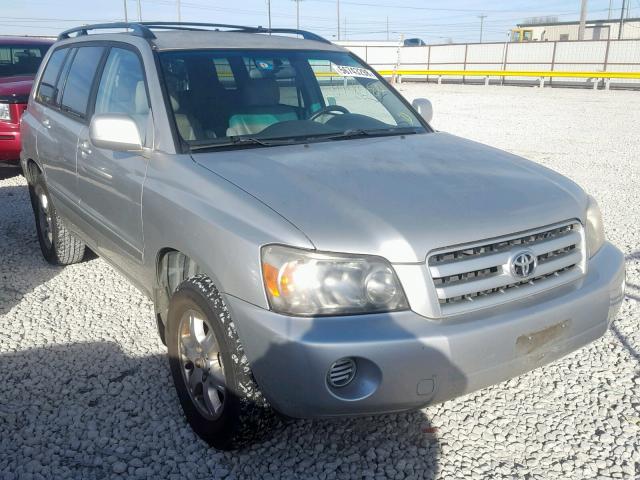 JTEDP21A250066021 - 2005 TOYOTA HIGHLANDER SILVER photo 1