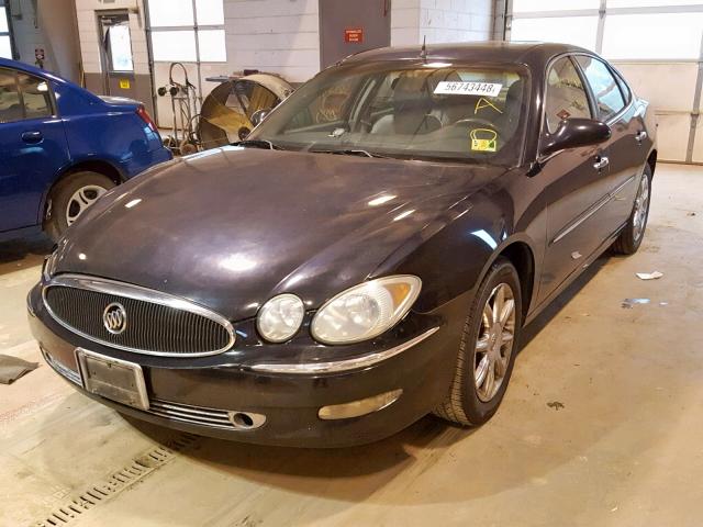 2G4WE567751337284 - 2005 BUICK LACROSSE C BLACK photo 2