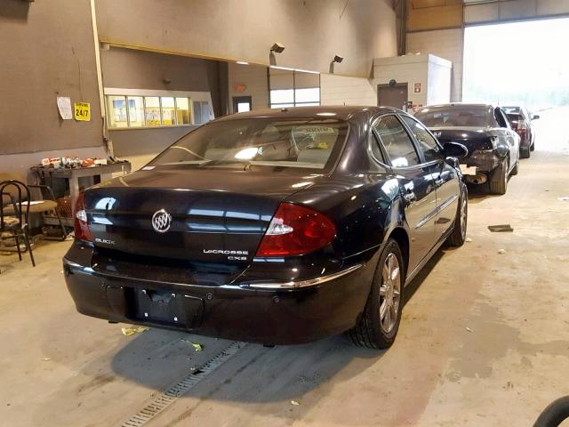 2G4WE567751337284 - 2005 BUICK LACROSSE C BLACK photo 4