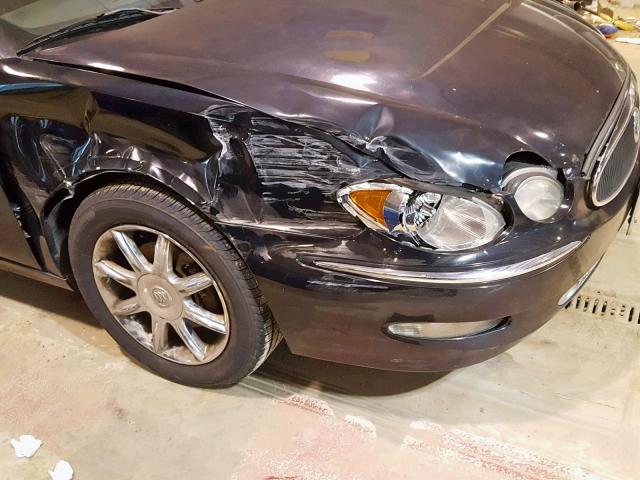 2G4WE567751337284 - 2005 BUICK LACROSSE C BLACK photo 9