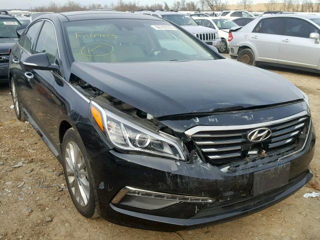 5NPE34AF9FH228274 - 2015 HYUNDAI SONATA SPO BLACK photo 1