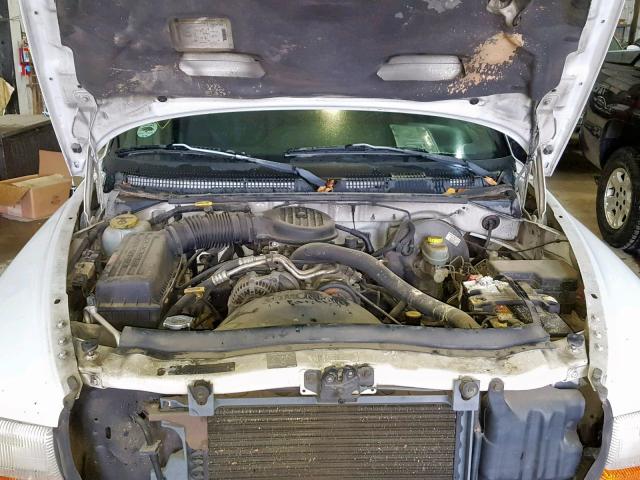 1B7GL23X2VS173895 - 1997 DODGE DAKOTA WHITE photo 7