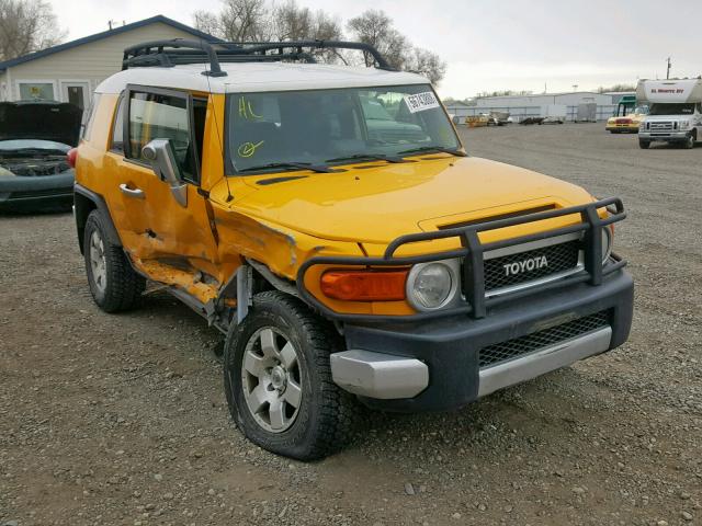 JTEBU11F78K008307 - 2008 TOYOTA FJ CRUISER YELLOW photo 1