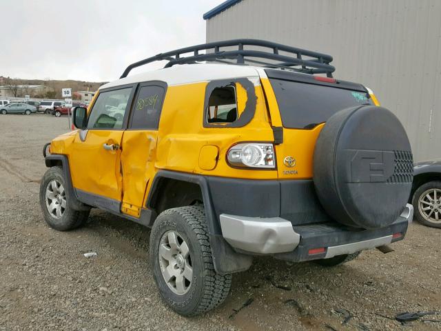 JTEBU11F78K008307 - 2008 TOYOTA FJ CRUISER YELLOW photo 3