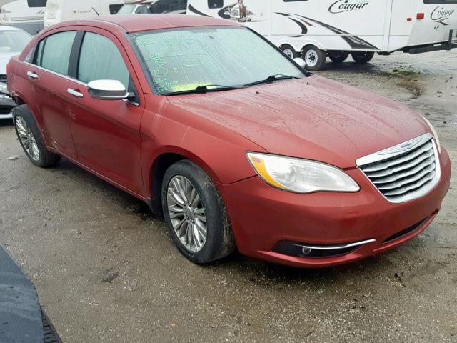 1C3CCBCG3CN184449 - 2012 CHRYSLER 200 LIMITE RED photo 1